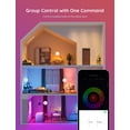 thumbnail image 5 of Smart Light Bulbs 4Pack, Warm White to Daylight Tunable (2700K-6500K), Alexa Light Bulbs, Work with Alexa & Google Home, Music Sync, 2.4GHz Wi-Fi & Bluetooth LED, A19 E26, 800LM, 60W Equivalent, 5 of 11