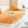 thumbnail image 2 of Irregular Shaped Sofa Mat Soft Plush Universal Sofa Towel Four Seasons Non-Slip Couch Cushion Cover for Living Room Multi-sizes (A4 Sofa mat,90x240cm 1pc), 2 of 7
