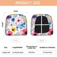 thumbnail image 3 of Pioneer Flower Seat Covers for Dining Room Chairs Set Of 4,Stretch Printed Washable Chair Seat Cover with Elastic Ties and Button,Removable Waterproof Couch Cushion Covers, 3 of 6