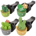 thumbnail image 1 of 4 Uds ambientador de aroma para coche Clips de aromaterapia para Perfume Clips de ventilación Interior de coche, 1 of 7