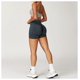 thumbnail image 4 of Pantalones cortos de entrenamiento for mujer, cintura alta, control de barriga, sin costuras, yoga, gimnasio, ciclismo, pantalones cortos activos, 4 of 6