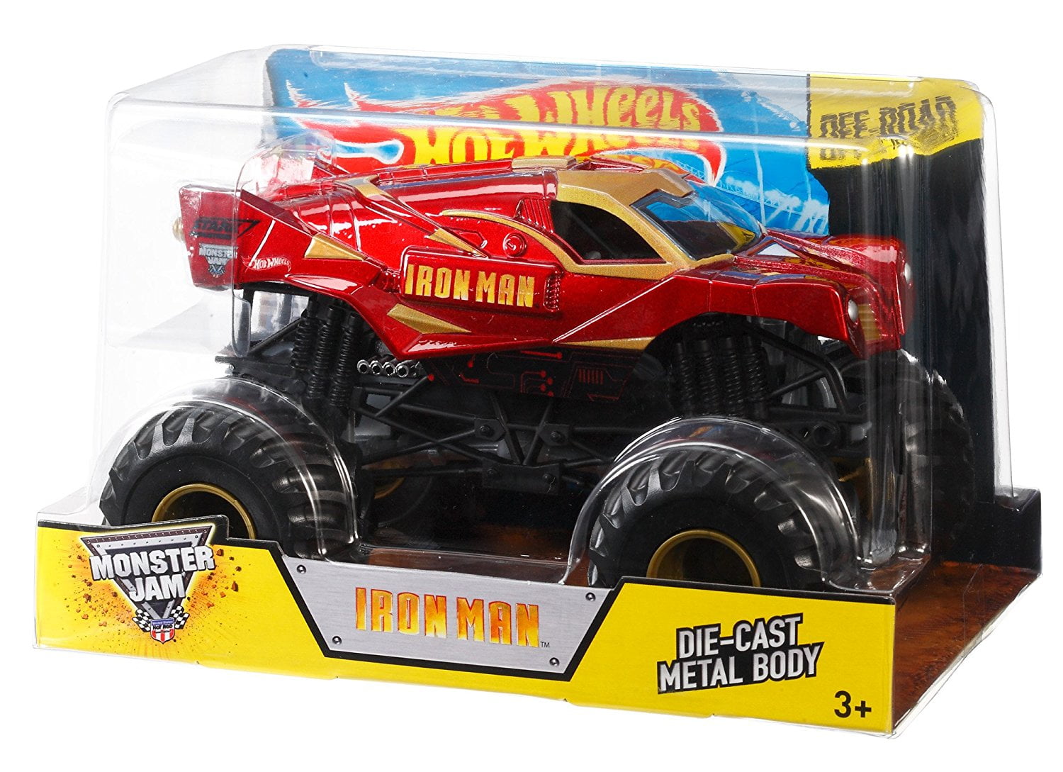 monster jam diecast metal body