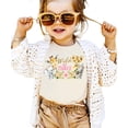 thumbnail image 2 of Wild and Three Birthday Shirt for Girls  Safari Jungle Animals 3rd Birthday Graphic T-shirt Natural Shirt 2T, 2 of 8