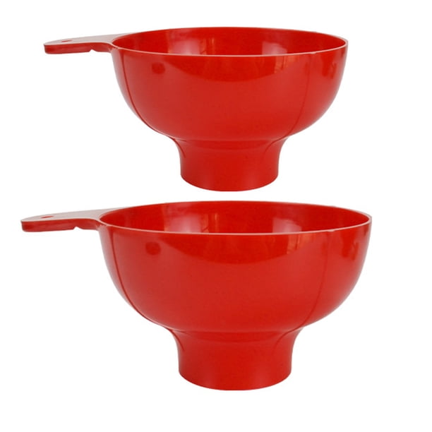 Embudo de mermelada de 2 piezas, embudo dispensador de líquidos, embudo de cocina, embudo de boca ancha