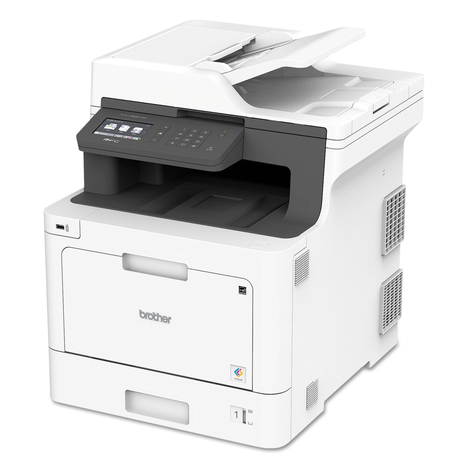 Brother Business Color Laser Multifunction All-in-One Printer,  MFC-L8610CDW, Wireless Networking, Automatic Duplex Printing, Mobile  Printing and 