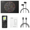 AGPTEK MP3 Player, 70 Hours Playback Lossless Sound Music Player, A02