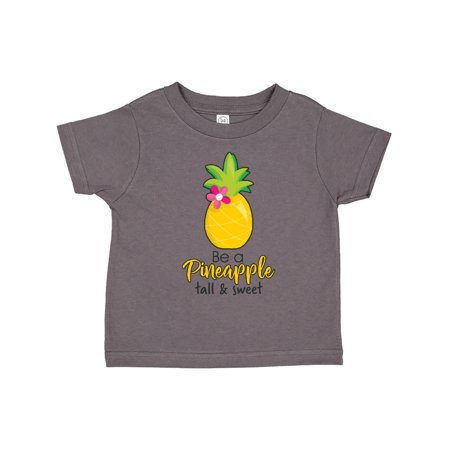 

Inktastic Be a Pineapple Tall and Sweet with Flower Gift Toddler Toddler Girl T-Shirt