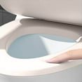 thumbnail image 6 of Suncoda Toilet Seat, V Toilet Seat Soft Comfort, Plastic Soft Toilet Seat Elongated Quiet-Close Lid Seat Easy to Install Clean, Never Loosen, 6 of 8