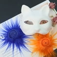 thumbnail image 4 of 6PCS Paper Therian Cat Set - DIY Gear Including Blank Fabrics Brushes Mesh Sheets Glowing Paint for Halloween and Parties, 4 of 9