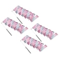 thumbnail image 1 of Uxcell 4 Pcs Dance Ribbons, 78.7 Inch Sparkly Gymnastics Ribbon Streamers with Black Wand for Gymnastics Artistic, Pink, 1 of 7