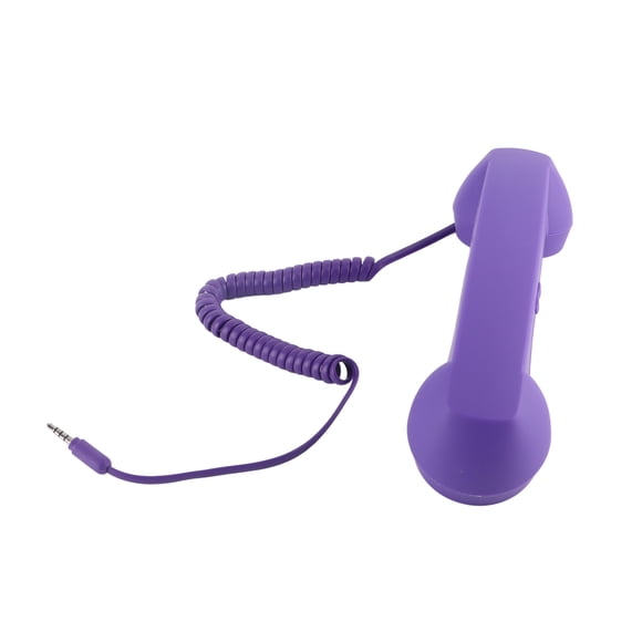 Teléfono Del Teléfono Celular, Teléfono De Radio Del Receptor Retro De A Prueba De Teléfono Vintage Con Un Zócalo De 3.5 Mm Y Conectores USB C A Teléfono Móvil