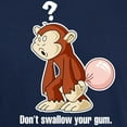 thumbnail image 3 of CafePress - Don't Swallow Your Gum (Black Dark T Shirt - Men's Classic Graphic Cotton T-Shirt, 3 of 4