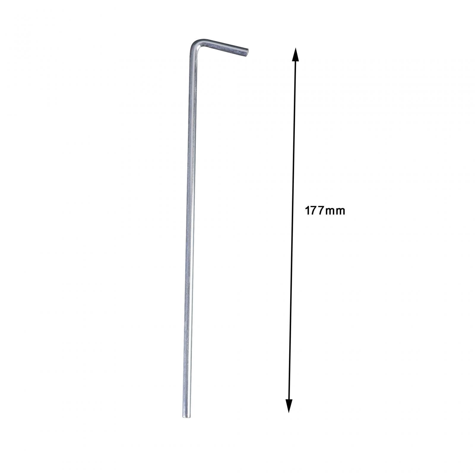 50Pcs Tent Pegs Tent Stakes Aluminum Alloy Multifunctional Sturdy Durable Tent Hooks Garden Pegs Tent Stakes for Camping Accessories Outdoor 0.38cmx17.7cm
