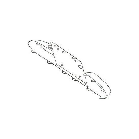 Genuine OE Mercedes-Benz License Bracket - 1188859100 Fits select: 2020-2021 MERCEDES-BENZ CLA