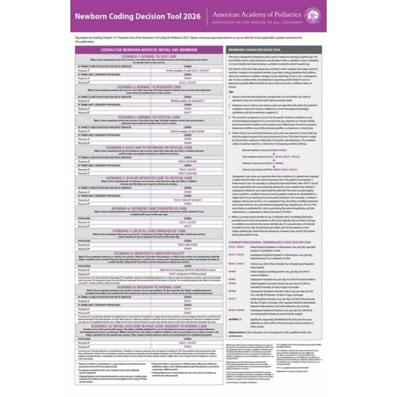 Newborn Coding Decision Tool 2026, (Hardcover)