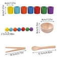 thumbnail image 3 of Education Puzzle Toy Sorting and Counting for Toddlers Montessori Color and Stack Trays Learning, 3 of 8