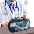 thumbnail image 5 of Jiueut Marble Print Stethoscope Storage Bag Storage Carrying Bag for Nurse Accessories Case for Stethoscope with Extra Room Stethoscope Bag with Carrying Handle, 5 of 7