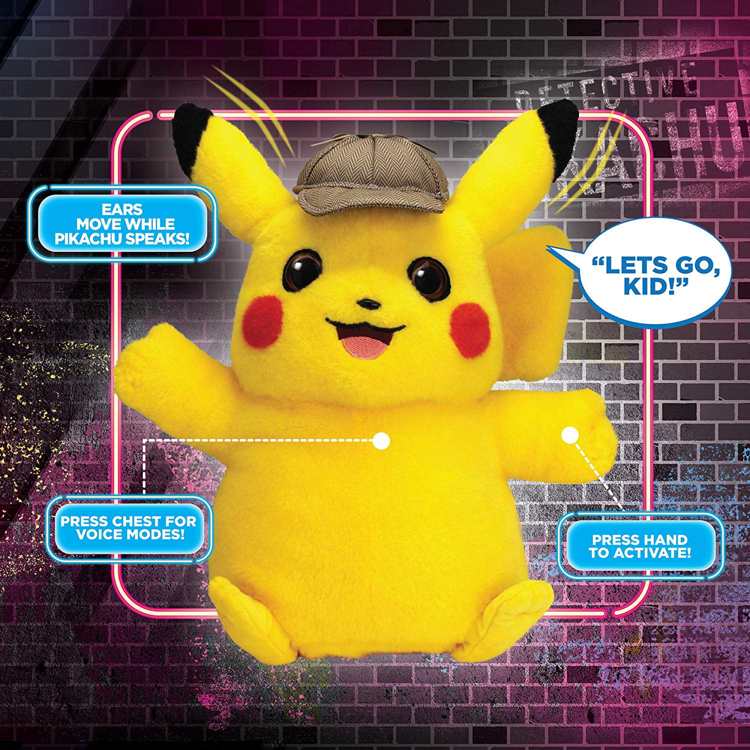 pokémon power action interactive plush pikachu