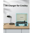 thumbnail image 4 of Replacement for Crosley Record Player Power Cord, 9V Adapter for Crosley Cruiser Portable Turntable Record Player CR8005A CR221 CR8005C I II III Series  Cord (Not for 5V or 12V), 4 of 7