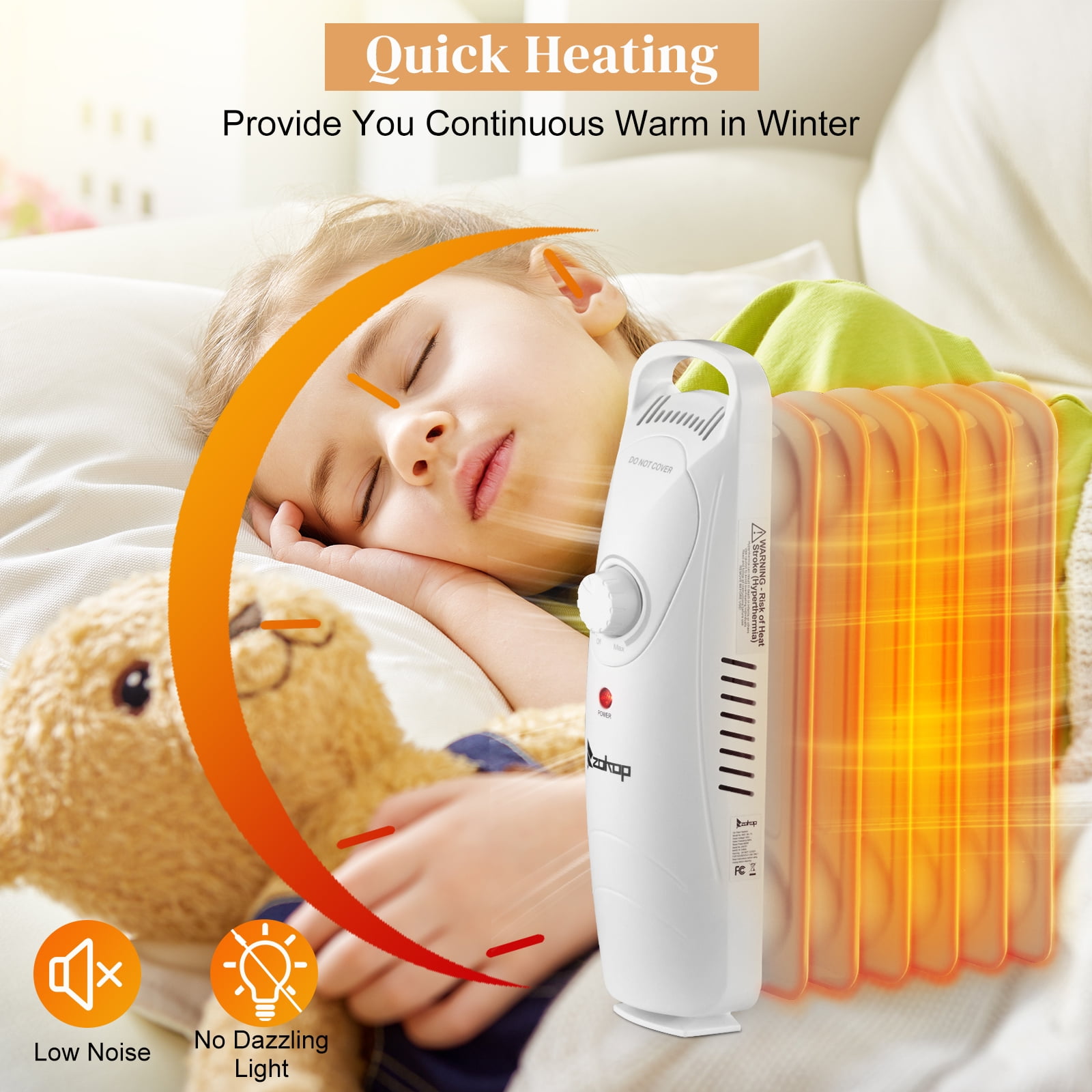 SEGMART Portable Standing Fan, DC Motor Ultra Quiet Oscillating Fan, Natural Wind Floor Fans w/4 Adjustable Angles and 100 Wind Speeds for Bedroom, Living Room, Dining Room, Works With Mi Home, S8698