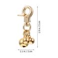 thumbnail image 2 of 4 cascabeles ruidosos para collar de perro y gato, de aleación de zinc, para entrenamiento de mascotas, accesorios colgantes., 2 of 6