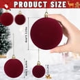 thumbnail image 3 of Yastouay 23 Pcs Christmas Ball Ornaments Set,Mix Size Red Velet Shatterproof Christmas Ball Hanging Xmas Tree for Christmas Decorations, 3 of 8