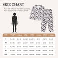 thumbnail image 4 of Fuzoiu Music Player Print Women's Long-Sleeved Pajama,Lounge Button Down Nightwear,Womens Notch Collar Pajama Set-XX-Large, 4 of 7