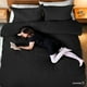 thumbnail image 5 of Juego de Funda para Edredon Duvet Dreamlab, Tamaño King Size, Color Negro, 3 Piezas, 5 of 9