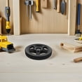 thumbnail image 4 of CIMAXIC 2Pcs Black Plastic Lawn Mower Wheels with Large Diameter and Puncture Proof PVC Tires, 4 of 6