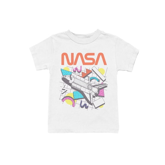 Officially Licensed Nasa Retro NASA Shuttle Illustration Youth's T-shirt