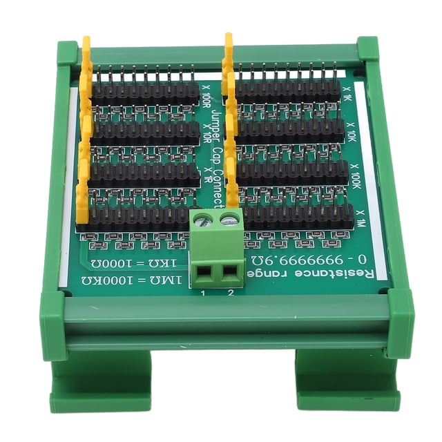 Placa De Resistencia Programable, Placa De Resistencia Precisa De 0 A 9999999,9 Ohmios Cableado Fácil 220 V Larga Vida útil Para MEGA PLC