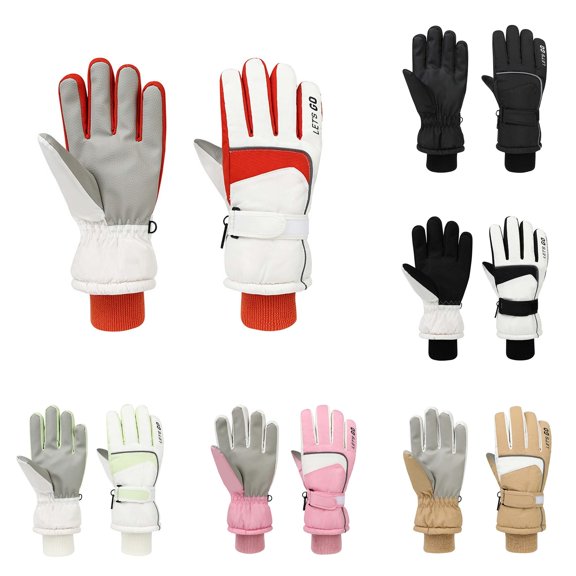 Daznico Winter Gloves, Winter Warmth Ski for and Outdoor Cold Touchscreen Compatible Lined Thickened Fingerless