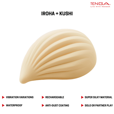 Iroha  Renewal Kushi Female Waterproof Vibrator w/Charger