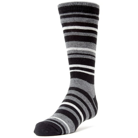 memoi rings and rungs boys striped socks | boys dress socks by memoi 8-9. / charcoal mk 133