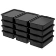 thumbnail image 7 of Aninhao 12 Pack Restaurant Bus Tubs with Lids, 13 L Black Utility Bus Box, 7 of 7