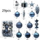 thumbnail image 2 of 20/29/40 piezas de bolas navideñas azules y rojas para colgar en el árbol de Navidad, regalos para el hogar, esferas navideñas con formas especiales para Año Nuevo 2023, 2 of 5