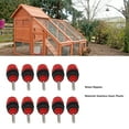 thumbnail image 4 of Niples De Agua, Niples De Agua Para Pollos Bola De Acero Roja De 360 ​​​​grados Para Granja Avícola Para Aves De Corral, 4 of 7