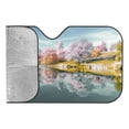 thumbnail image 6 of Awypu Trees Funny Windshield Sun Shade Sunshades Keep Vehicle Cool for Vehicle SUV Truck Protector 55.12*29.92 in, 6 of 7