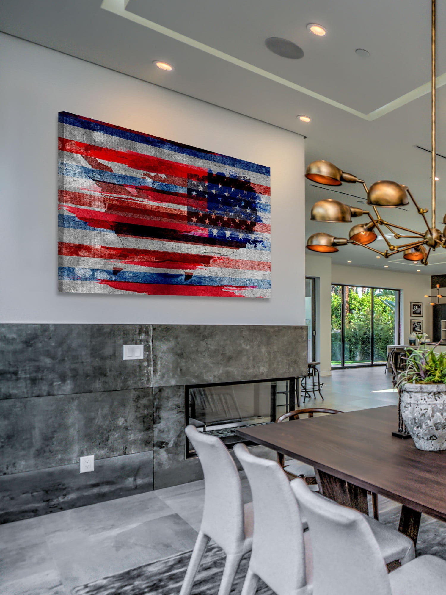 Parvez Taj "Land of the Free" Print on Canvas