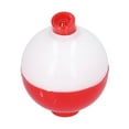 thumbnail image 4 of Round Fishing Bobbers Floats Hard Fishing Float Red and White Fishing Floats and Bobbers Push Button Slip Bobbers Tackle Assortment (38mm), 4 of 9