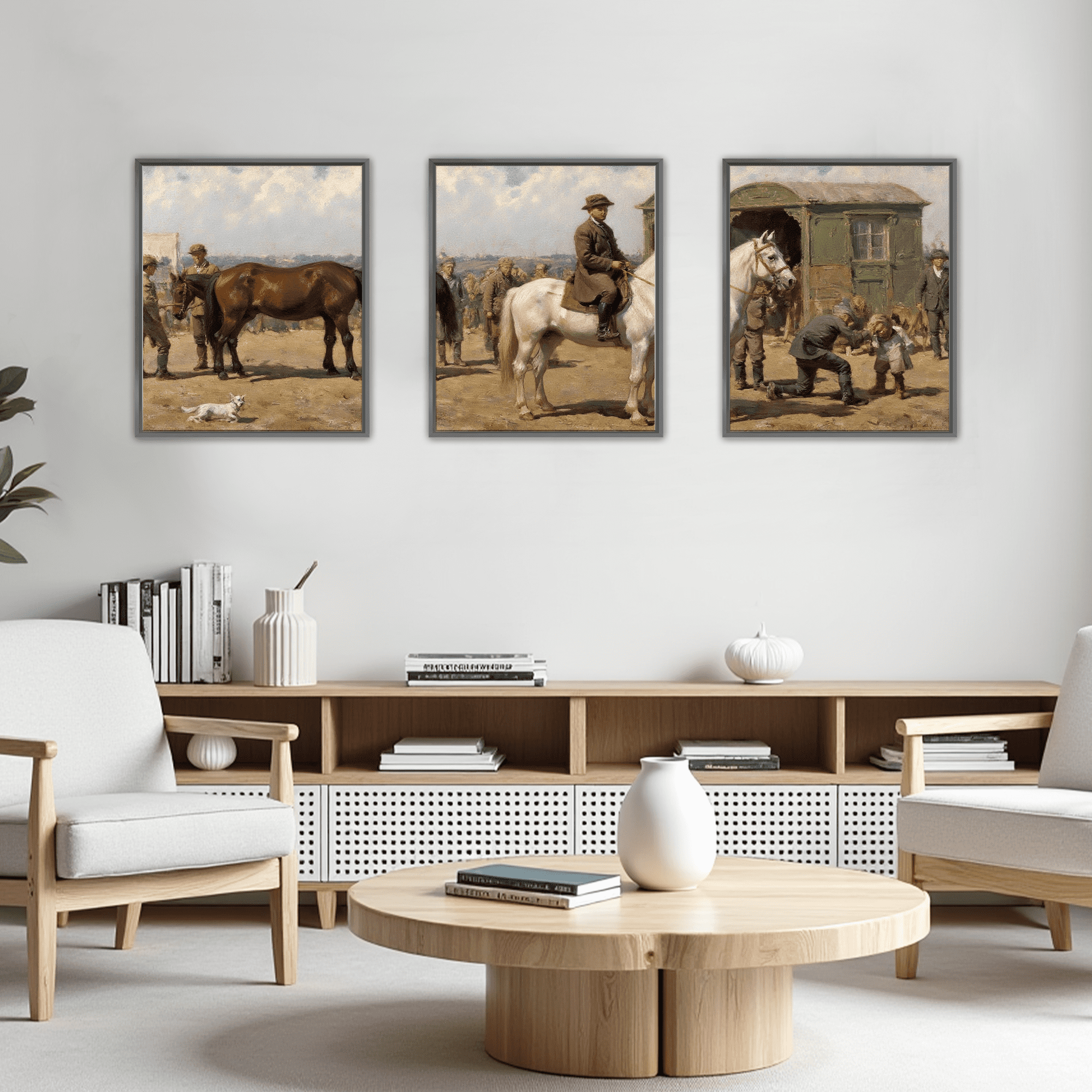 MAYEERTY Modern Abstract Wall Art Painting, Living Room Decor, Black Aluminum Alloy Frame, 7.87"x9.84"