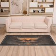 thumbnail image 6 of Vintage Modern Runner Rug,Non Slip Machine Washable 72"x23.5" Polyester Material Pet-Friendly Durable,Applicable to Entryway Rug Living Room Rug Deep Color, 6 of 7