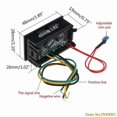 thumbnail image 2 of Fuel level Gauge Indicator 12V Universal Motorcycle Car Oil scale meter LED Oilping Support, 2 of 5