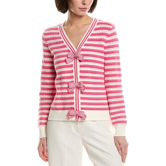 CeCe womens Ribbon Sweater, xs, Pink
