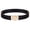Black, variant on Adjustable Stretchy Belt for Teenager Girl Boys Kids Dress Decorative Waistbelt