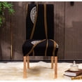 thumbnail image 2 of Modern Stretch Dining Chair Covers Removable Washable Spandex Slipcovers for High Chairs 4/6 PCS Chair Protective Covers (R, 4PCS/Set), 2 of 7