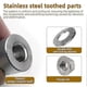 thumbnail image 5 of Universal Bicycle Trailer Axle Adapter Duty Stainless Steel Coupler, 5 of 5