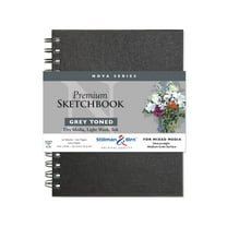 Stillman & Birn Nova Series Wire-Bound Sketchbook, Grey, 6" x 8"