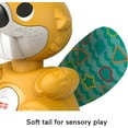 thumbnail image 6 of (2 pack) Fisher-Price Linkimals Boppin’ Beaver Interactive Learning Toy with Lights & Music for Infants, 6 of 8