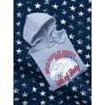 thumbnail image 3 of 4Th Of July Eagle Hoodie Men - Men Hoodie, Medium, 3 of 4
